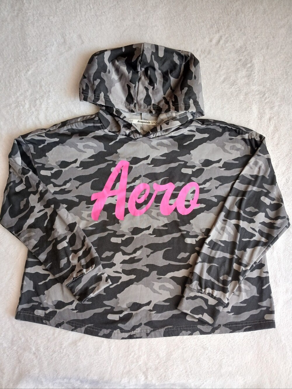 Aeropostale Sport cropped hoodie size 1X ***small mark